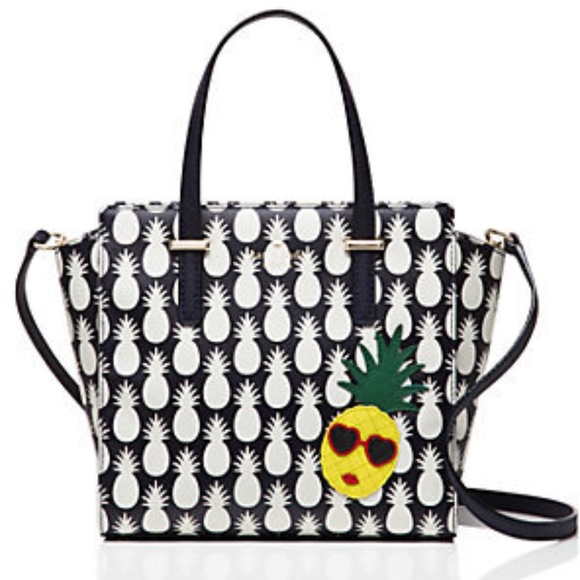 Kate Spade Handbags - Kate Spade Cedar Street Pineapples Small Hayden